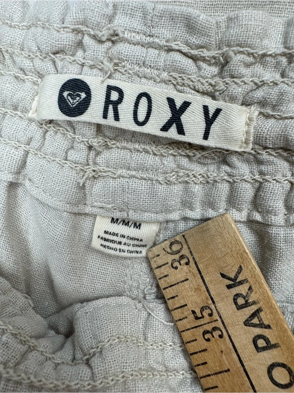Roxy Wide-Leg Drawstring Pants Size Medium - Picture 7 of 16